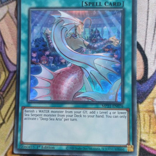 Deep Sea Aria Normal Spell card like new