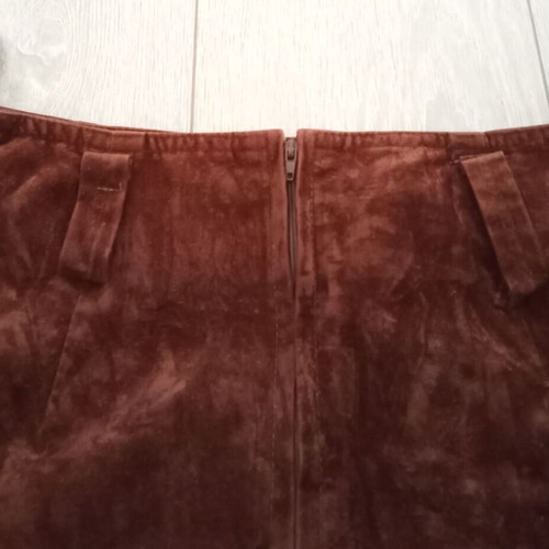 Brown skirt used size M with cotton string gift