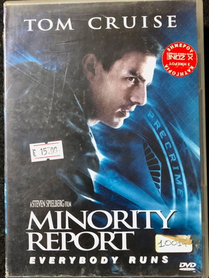 Minority Report DVD used, action, adventure, subtitles