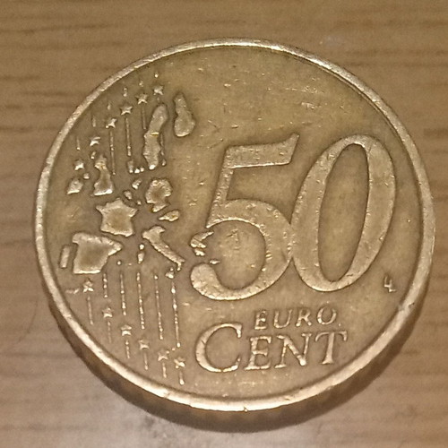 50 Lepta 2002 like new, minted in France