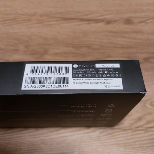 Keychron K3 Low Profile Mechanical Keyboard new, Red Switches