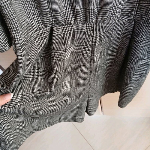 Jumpsuit Bershka with 3/4 sleeves and slim fit like new, black and gray