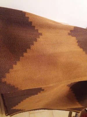 Woven traditional runner used 290cm x 67cm