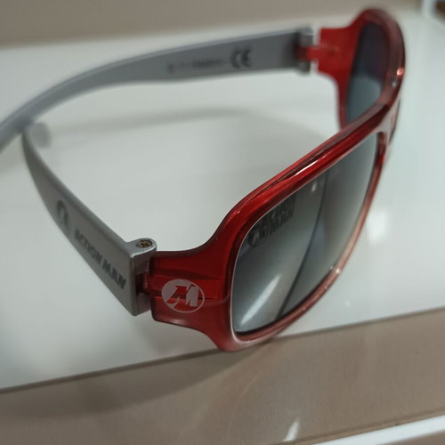 Action Man kids sunglasses new, for ages up to 7, silver and red