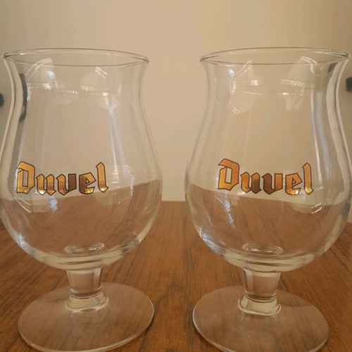 Duvel beer glasses new, 500ml, set of 2