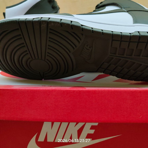 Nike Dunk Hi Retro size 45.5 new White Cargo Khaki