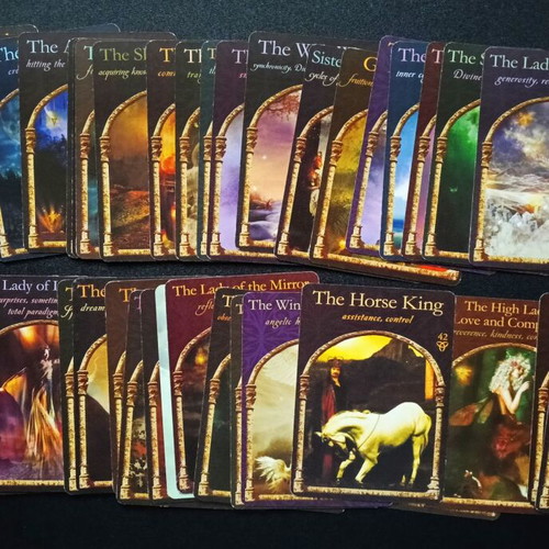 Wisdom of the Hidden Realms Oracle Cards deck like new