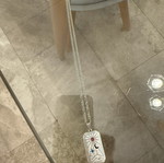 Silver pendant necklace