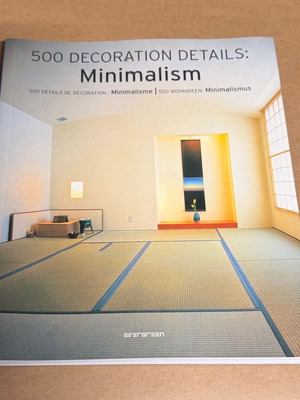 500 Decoration Details: Minimalism σαν καινούργιο, αγγλικά