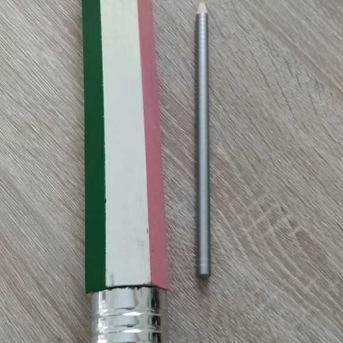 Giant pencil used, original decorative, 25 cm long