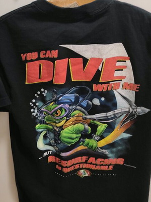 Ανδρικό t-shirt bh dive wear μαύρο σαν καινούργιο, summer, μέγεθος S