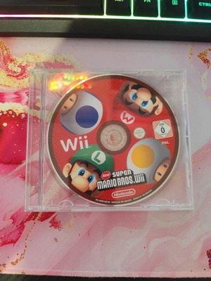 Wii Super Mario Bros παιχνίδι δίσκος μεταχειρισμένο