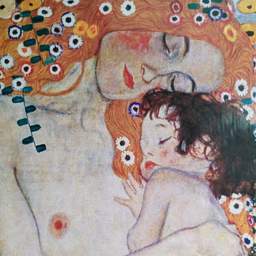 Set of 2 framed Klimt reproductions under glass like new