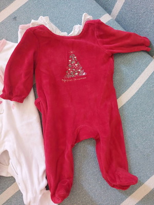 Set of 2 winter rompers for 3 months like new