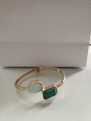 Bracelet bsb style bangle with stones new, multicolor