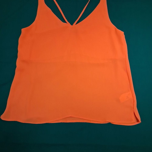 Women's top with thin straps coral like new