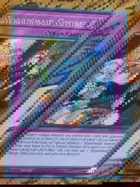 Dragonmaid Tidying (Secret Rare, Yugioh)