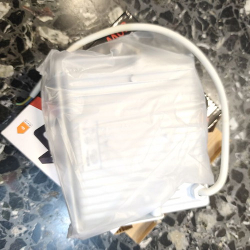 Aca Lighting floodlight new, 17x15cm, white frame, IP66, Q50W 3000K 4000Lm