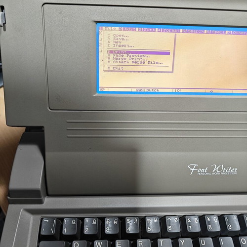 Sharp FW-600 vintage word processor used, fully functional