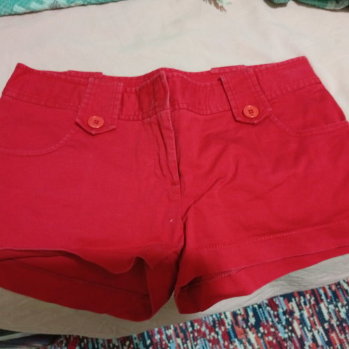 Red shorts size M like new