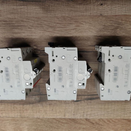 ABB S203-C25 Circuit Breakers used, set of 3, 25A