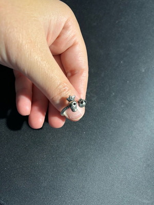 Ring with skulls used