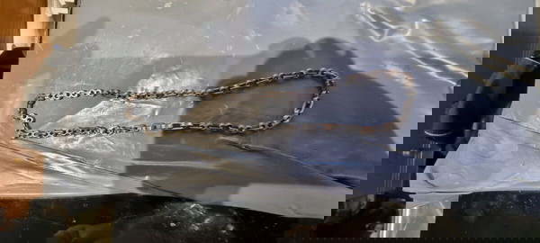 ατσαλινη αλυσιδα λαιμου καινουρια