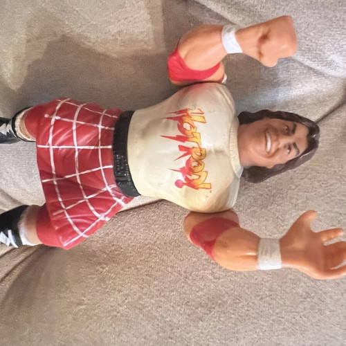 WWF Hasbro Rowdy Roddy Piper figure used, vintage 1991