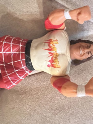 WWF Hasbro Rowdy Roddy Piper figure used, vintage 1991
