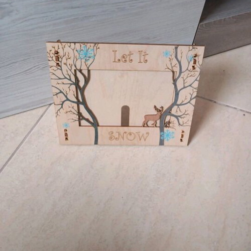 Wooden handmade frame like new