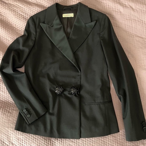 Lanvin x H&M tuxedo blazer black wool like new