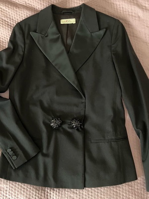 Tuxedo blazer Lanvin x H&M μαύρο μάλλινο σαν καινούργιο