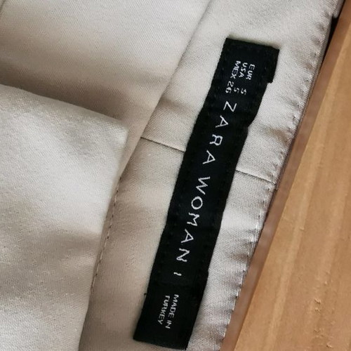 Zara Woman Pants S like new, beige with dusky pink