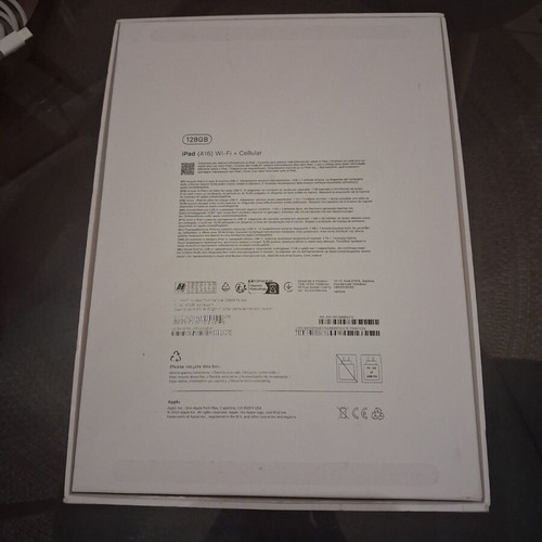 iPad A16 128 GB yellow