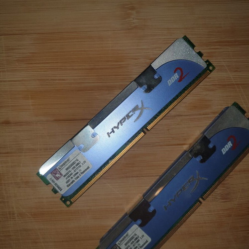 Kingston HyperX KHX8500D2 DDR2 1GB 1066MHz memory pair like new
