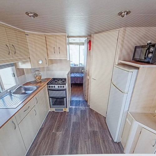 Mobile home 29 sqm with 2 bedrooms and equipped kitchen