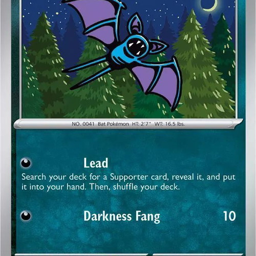 Zubat 027/064 Shrouded Fable collectible Pokemon card new