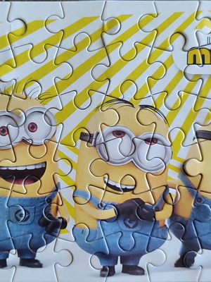 Minions puzzle new, 48 pieces