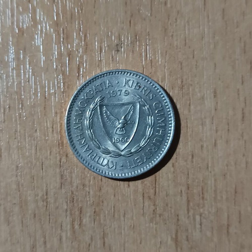50 Mils Cyprus collectible coin 1979, grape design