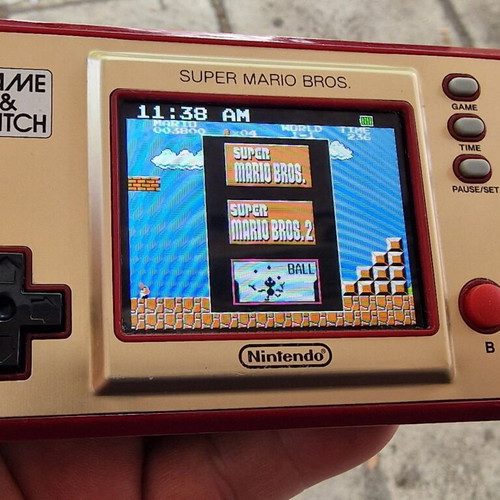 Game & Watch Super Mario Bros Nintendo console