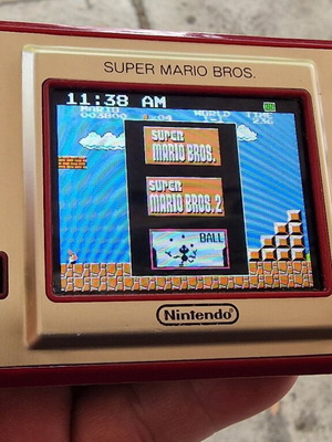 Game & Watch Super Mario Bros Nintendo console
