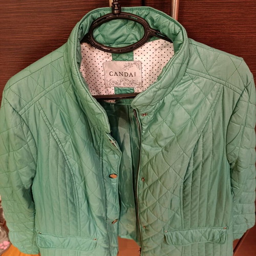 Canda quilted jacket spring autumn new green