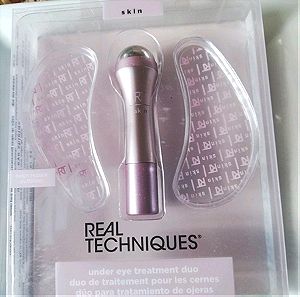 NEW Real Techniques Eye Roller /Reviver & Under Eye patches - unopened