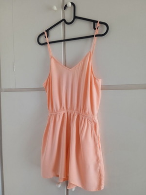 H&M playsuit like new, small, orange