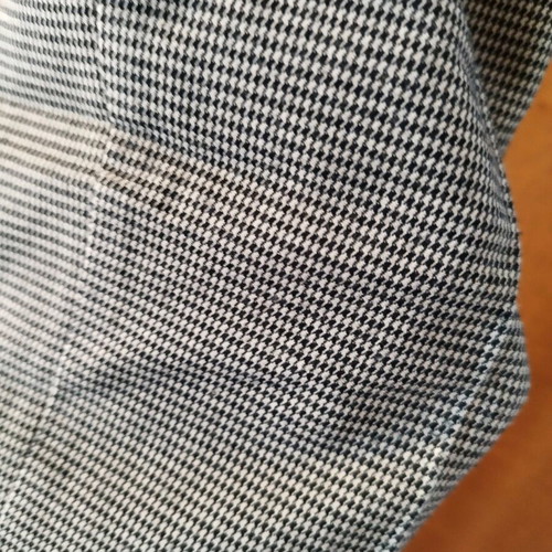 Mango women's checked black and white pants like new size 34