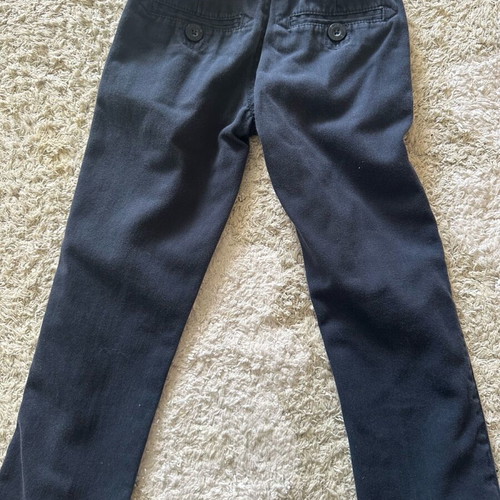 Denim & Co pack of two pants used for 4-5 years old, black and blue