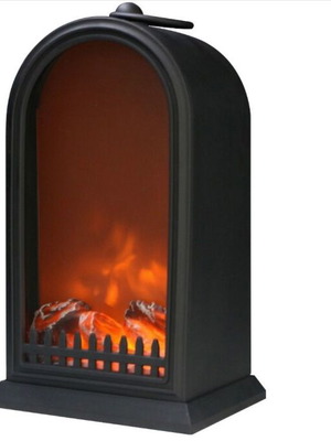 Entac LED Fireplace 25cm with USB Cable new