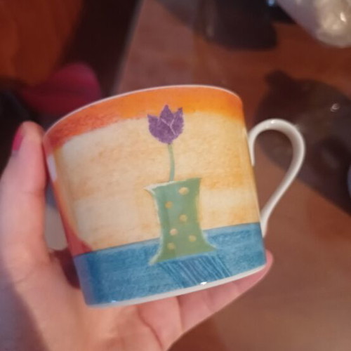 Dimitris Geros collectible porcelain mug, Multiple Choice by Topchoice