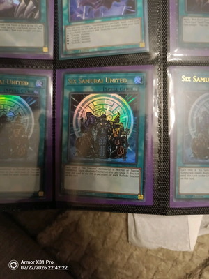 Yu-Gi-Oh Six Samurai United card like new