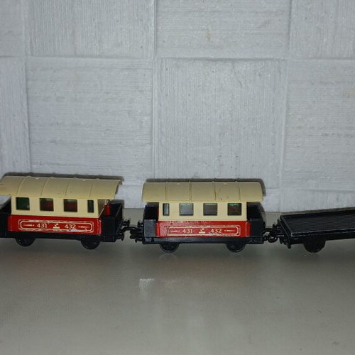 Matchbox train 1978 used, complete set